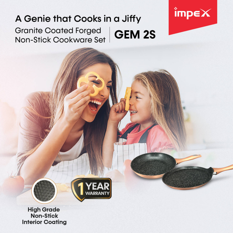 GEM-2S Induction Bottom Cookware Set