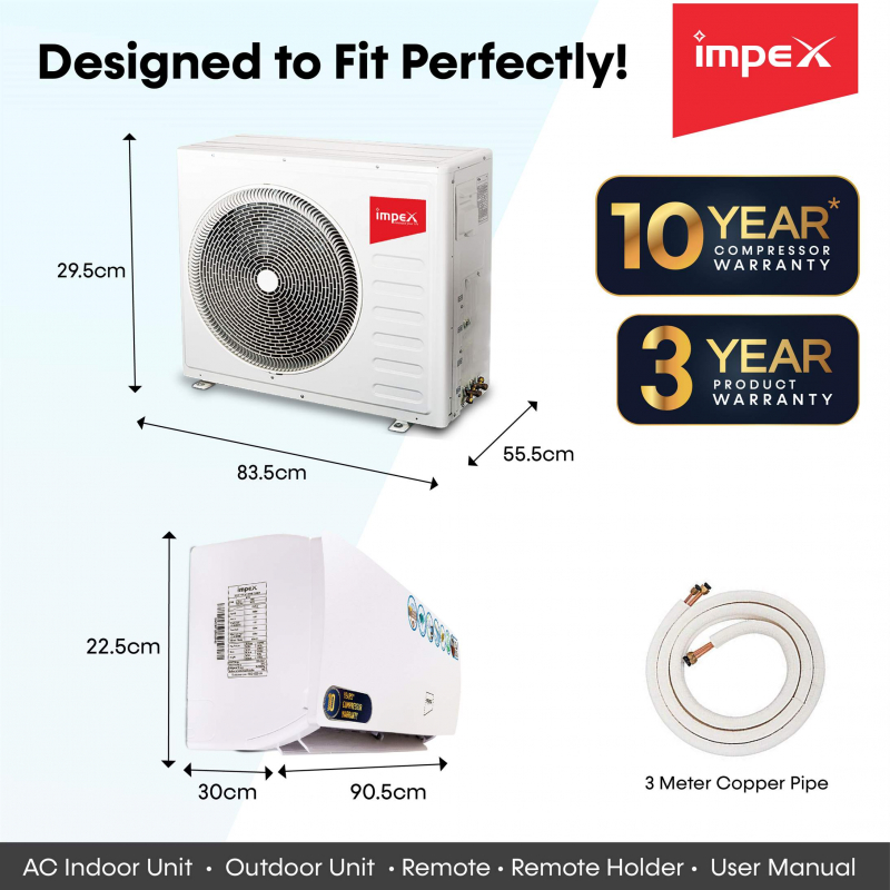 i10RE | 1 Ton AC | Split Air Conditioner