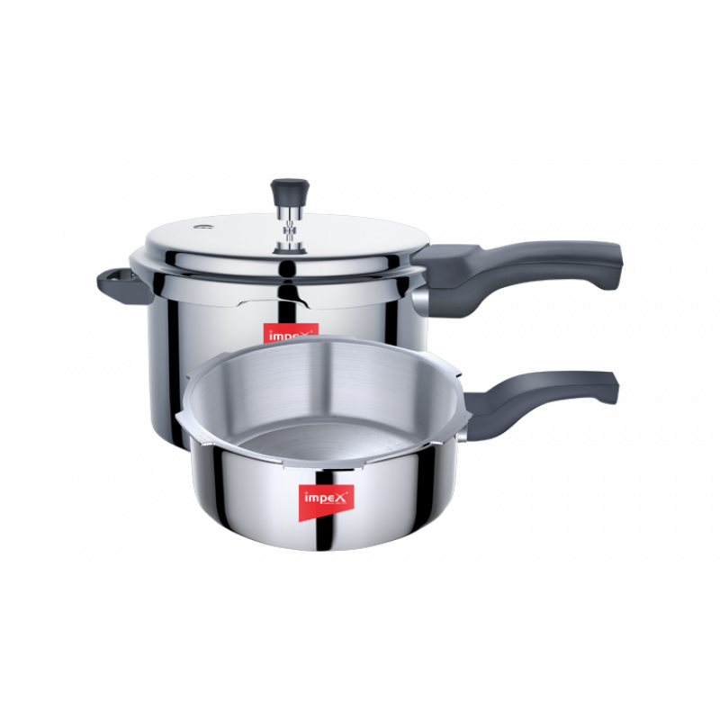 Compatible Single Lid Aluminium Pressure Cooker | IPC 5C3