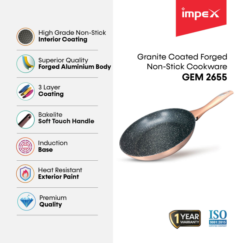 GEM 2655 Forged Non Stick Fry Pan