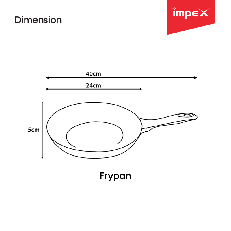 GEM 2450 | Forged Aluminium Frypan
