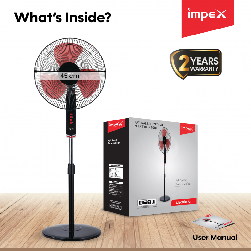 Breeze O5 | High Speed Pedestal Fan