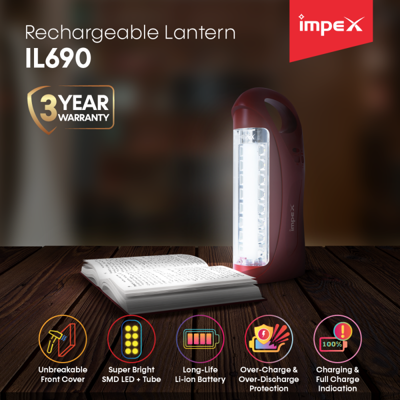 IL 690 | Rechargeable LED Lantern