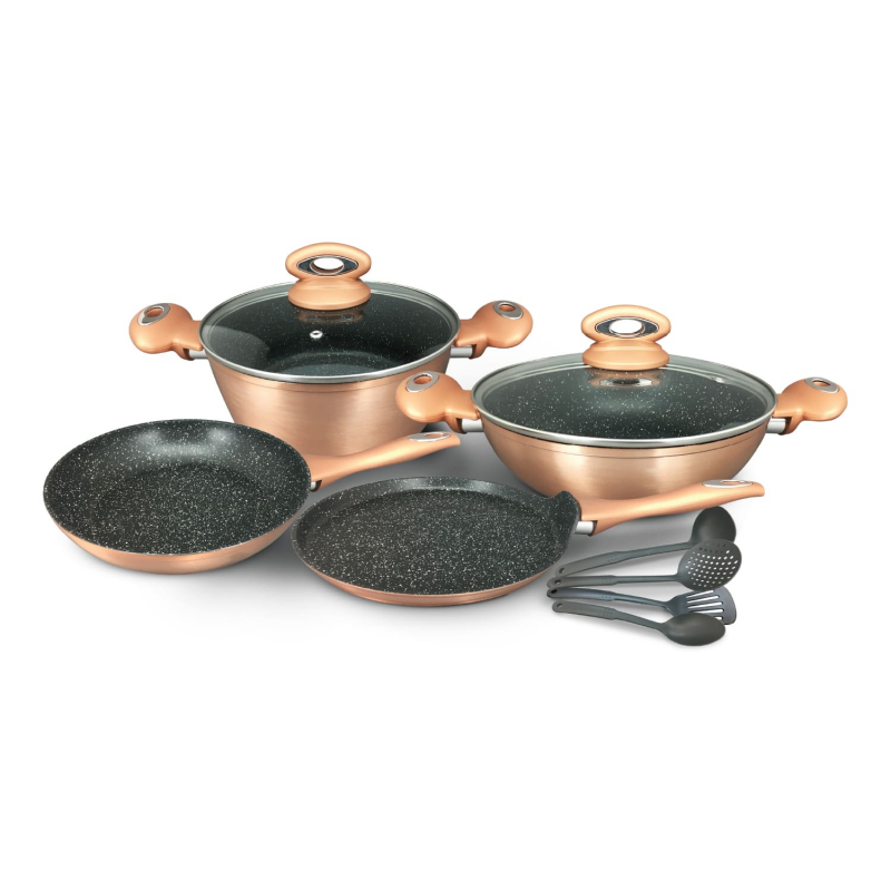GEM 4S | 10 Pcs Forged Cookware Set