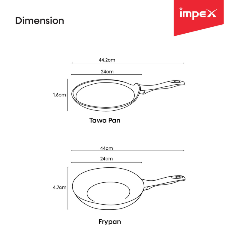 GEM-2S Induction Bottom Cookware Set