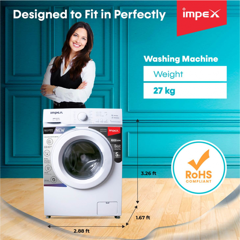 IWM60FAFL | 6Kg Fully Automatic Front Load Washing Machine