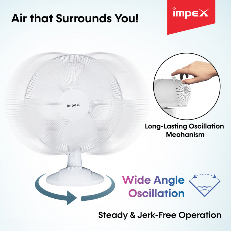 Breeze 2T | High-speed Electric Table Fan