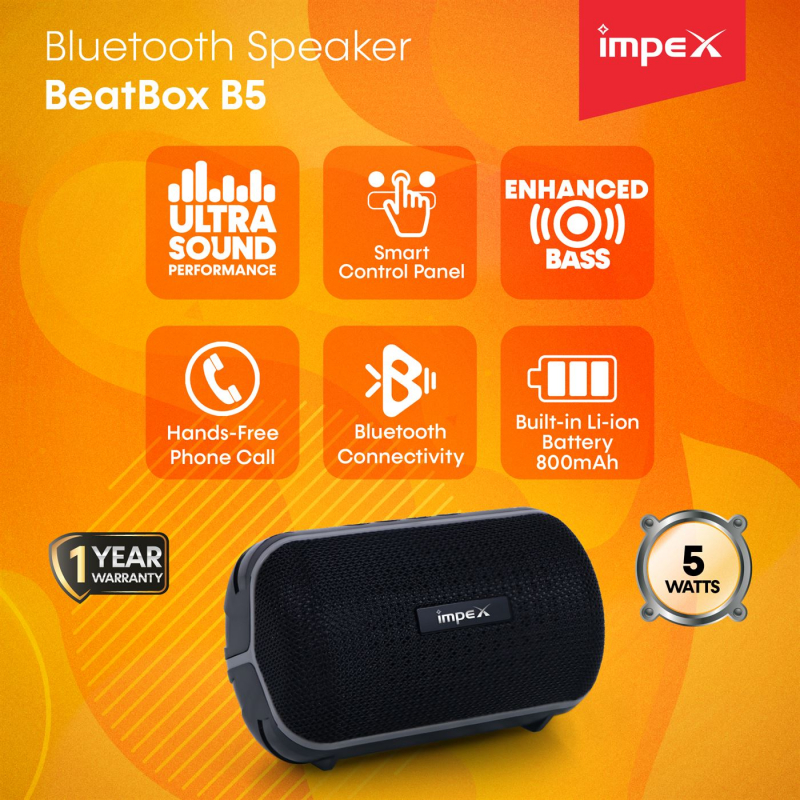 BeatBox B5 | Portable Bluetooth Speaker