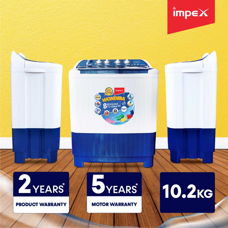 WONDERA WIZ 85SABL | Semi Automatic Top Load Washing Machine