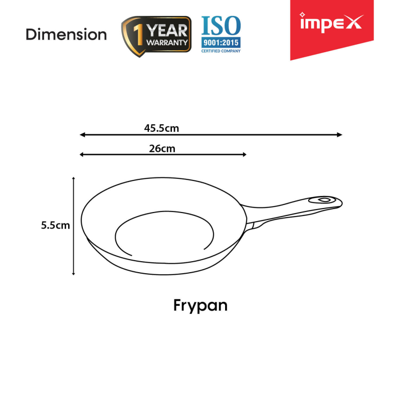 GEM 2655 Forged Non Stick Fry Pan