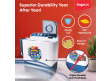 WONDERA WIZ 85SABL | Semi Automatic Top Load Washing Machine