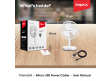 Breeze D2N | Rechargeable Table Fan with Built-in Battery