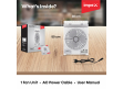 Breeze D4 | Solar Rechargeable Fan with Battery Backup & LED Light