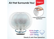Breeze D3 | Solar & Electric Rechargeable Table Fan | DC Fan