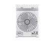Breeze D4 | Solar Rechargeable Fan with Battery Backup & LED Light